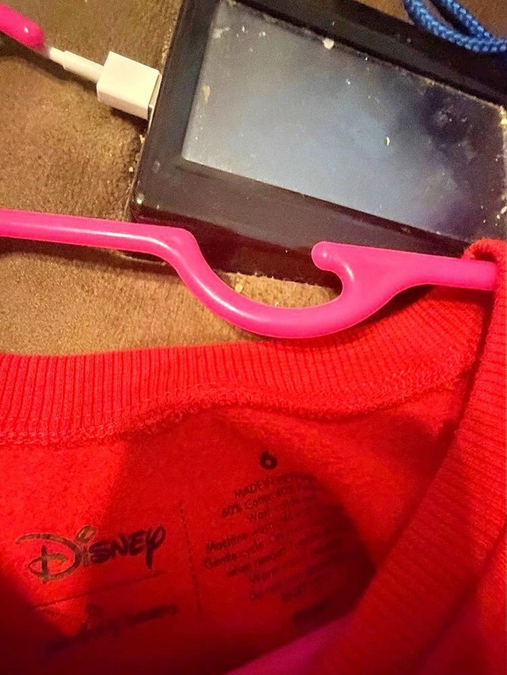 Disney Minnie Mouse Red Ruffle Sweatshirt - Picture 4 of 4